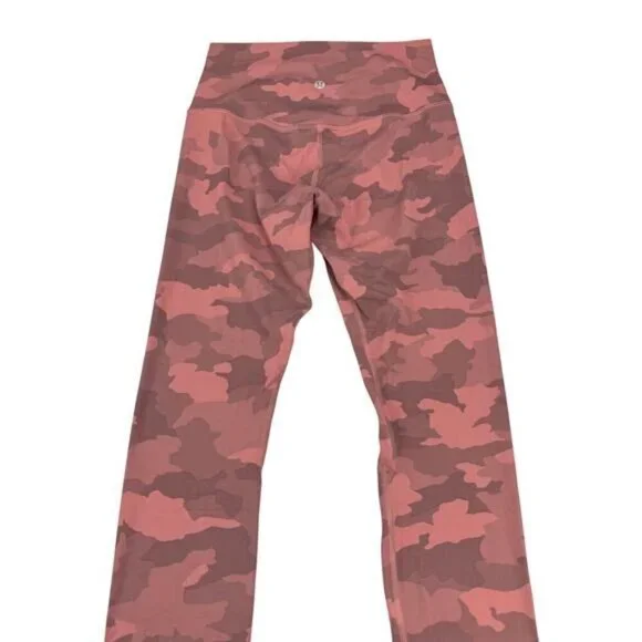 LULULEMON Align High-Rise Pant 28" Size 6 Heritage 365 Camo Brier Rose Multi - Picture 5 of 6